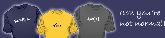 Funny T-Shirts from Bonkers