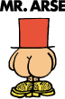 Mr Arse men's t-shirt