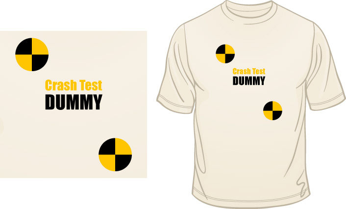 Crash Test Dummy t-shirt