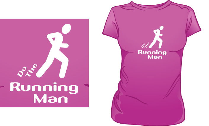 funny running shirts. Do The Running Man t-shirt