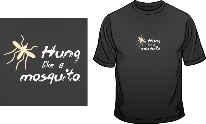 Hung Like A Mosquito t-shirt