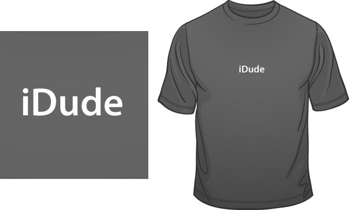 iDude t-shirt