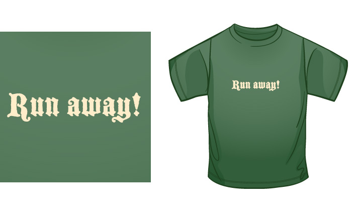 Run Away! t-shirt