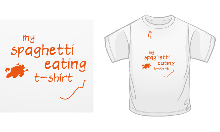 My Spaghetti Eating T-Shirt t-shirt