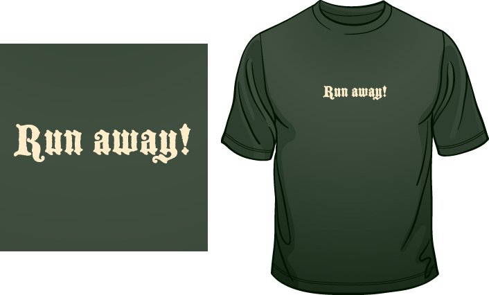 Run Away! t-shirt